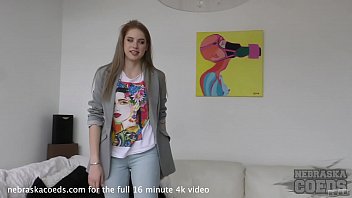 horny amateur teen shoots her very first and only porn video